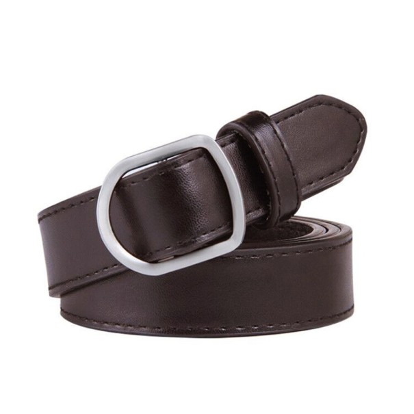 Ladies' Leather Belt L73 dark brown 2