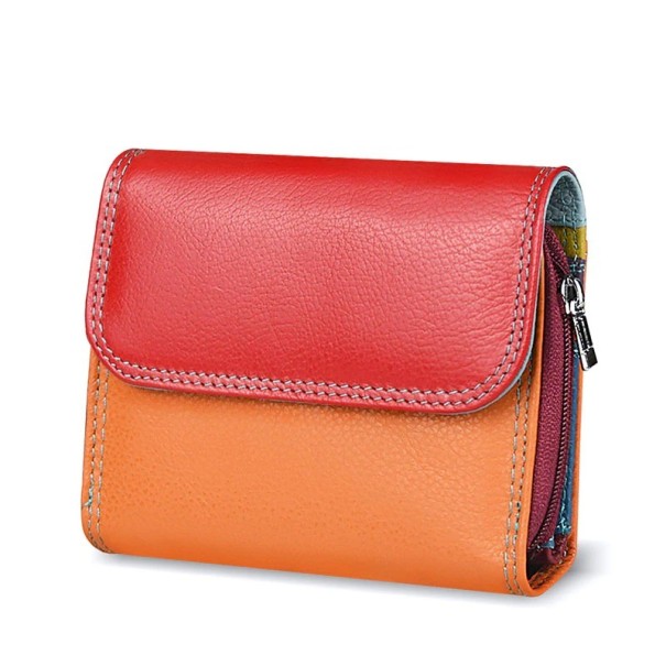 Ladies' Leather Mini Wallet M560 orange