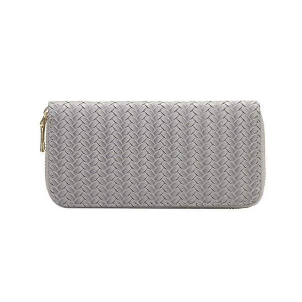 Ladies' Leather Wallet M178 grey