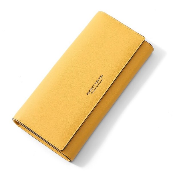 Ladies' Leather Wallet M379 yellow