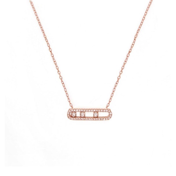 Ladies' Necklace A1611 old rose