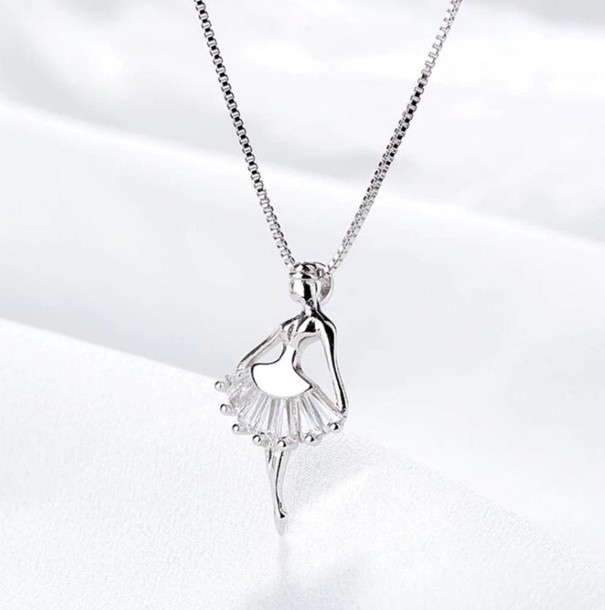 Ladies' Necklace with Ballerina 1
