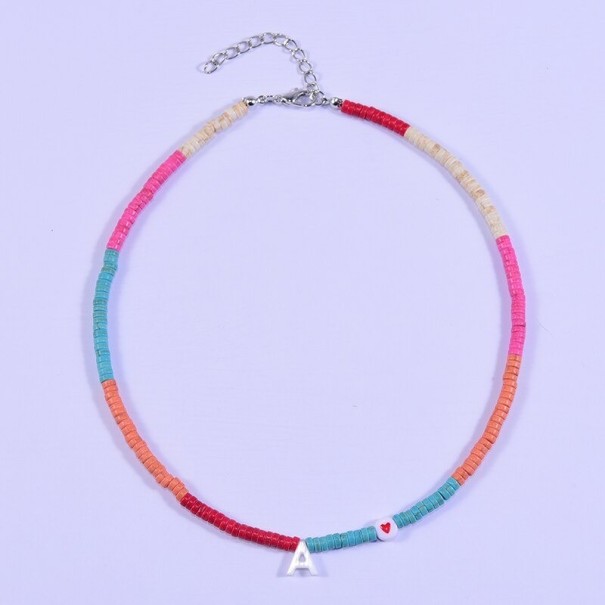 Ladies' Necklace with Letter D227 F