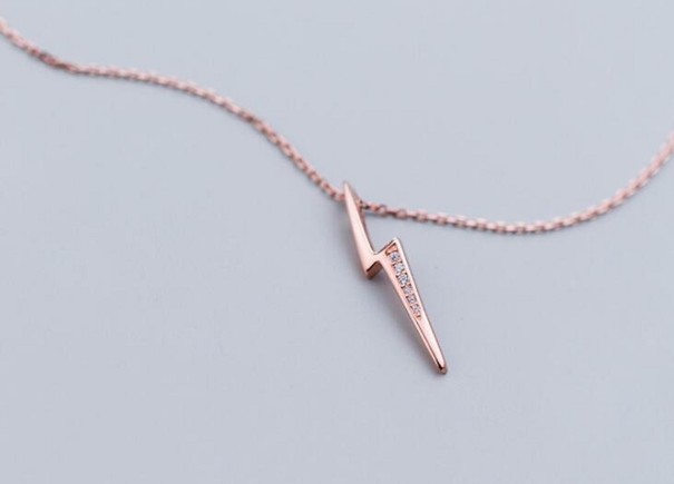 Ladies' Necklace with Lightning G539 gold