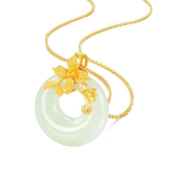 Ladies' Necklace with Pendant D597 1