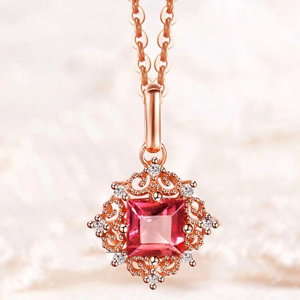 Ladies' Necklace with Pendant D853 1