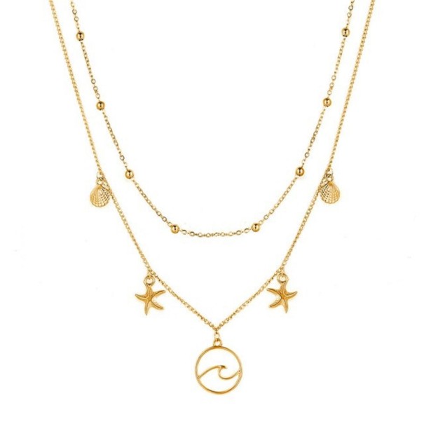 Ladies' Necklace with Pendants G812 13
