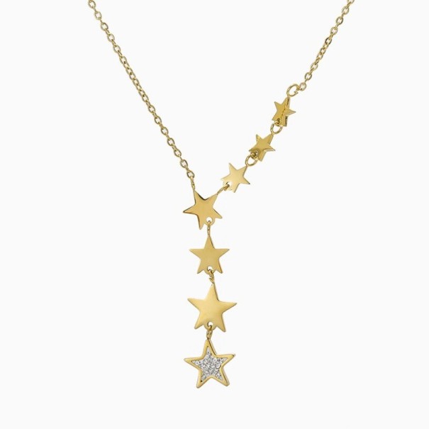 Ladies' Necklace with Stars D281 1