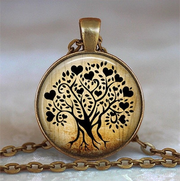 Ladies' Necklace with Tree 12