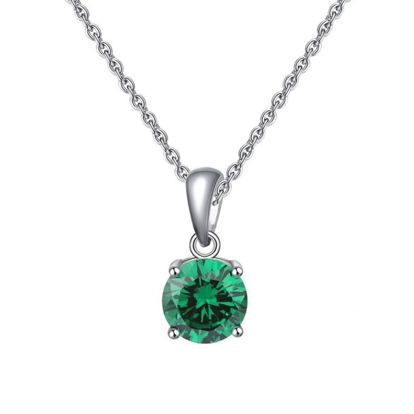 Ladies' Necklace with Zircon G567 green