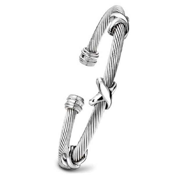 Ladies' Open Bracelet H324 silver