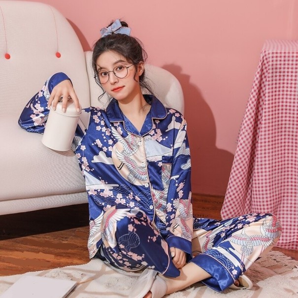 Ladies' Pyjamas P2803 dark blue 3XL