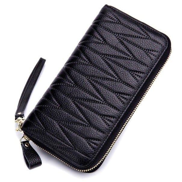 Ladies Quilted Wallet black