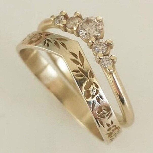Ladies' Ring 2 pcs D2849 7