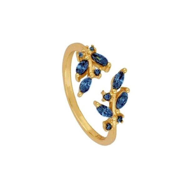 Ladies' Ring D2218 dark blue