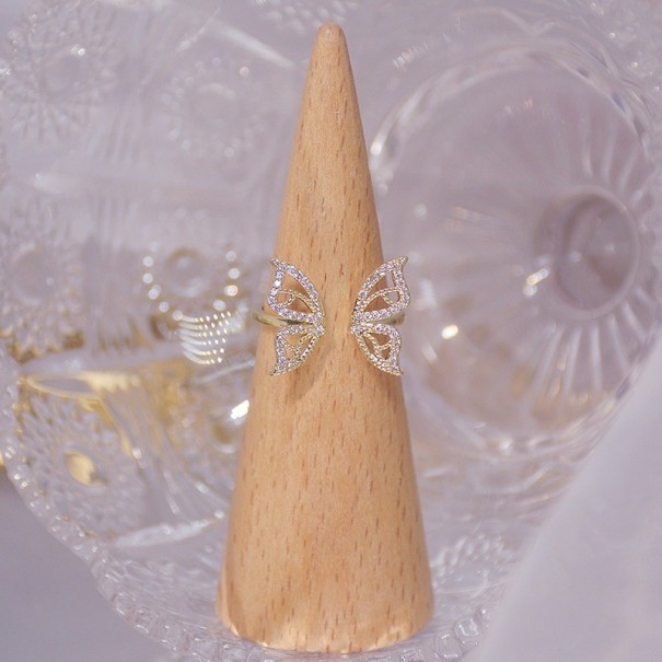 Ladies' Ring with Butterfly D2446 2