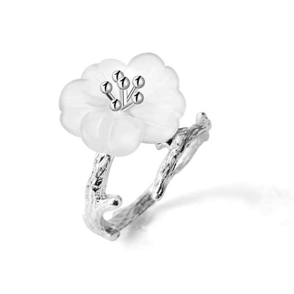 Ladies' Ring with Flower D2276 1