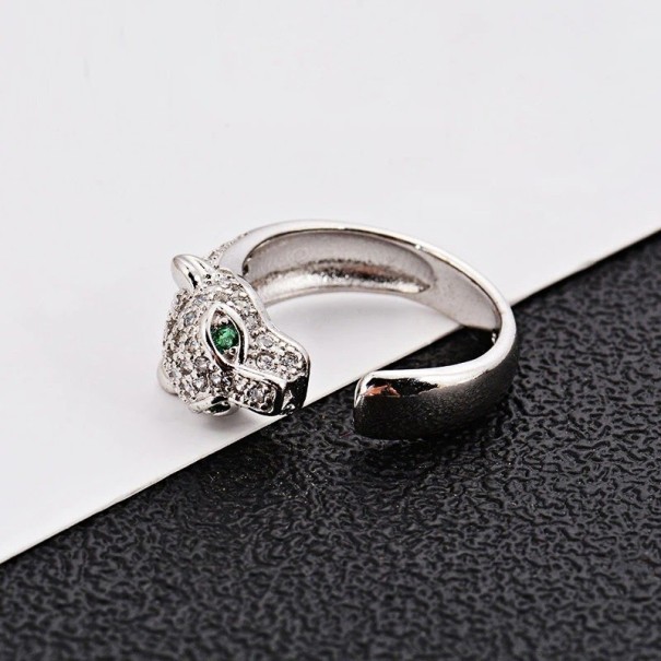 Ladies' Ring with Leopard D2094 1