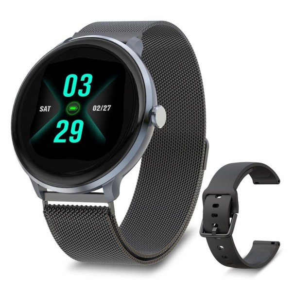 Ladies' Smart Watch with Interchangeable Strap black