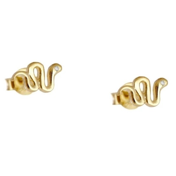 Ladies' Snake Earrings gold 5