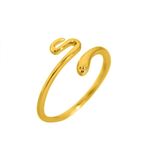Ladies' Snake Ring D1137 gold