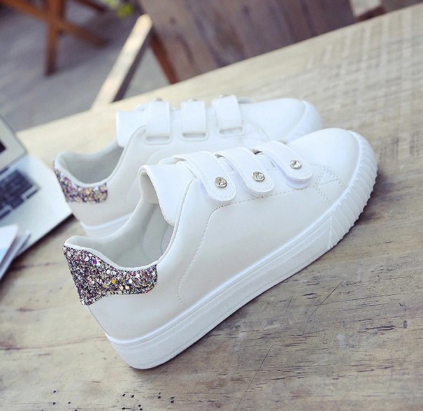 Ladies' Sneakers with Sequins multicolour 36