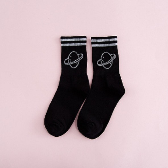 Ladies' Socks - Planet Saturn 1