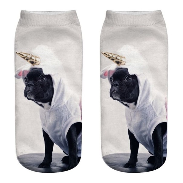 Ladies' Socks with Funny Dogs 4