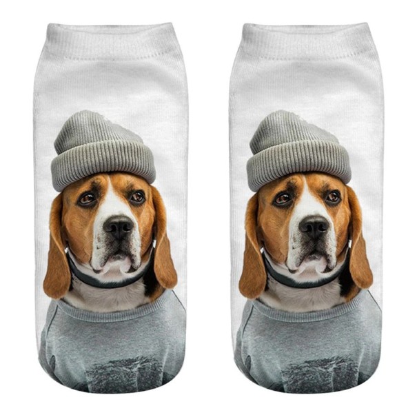 Ladies' Socks with Funny Dogs 5