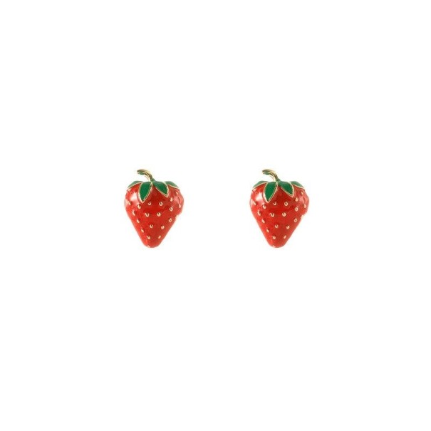 Ladies' Strawberry Earrings G1340 1