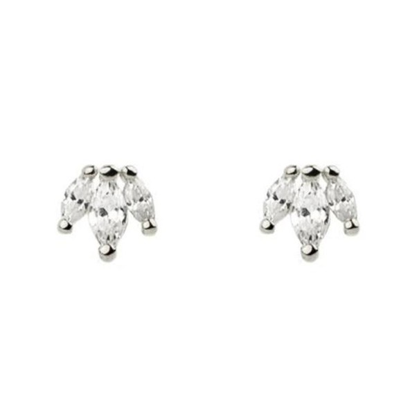Ladies' Stud Earrings A1684 silver 1