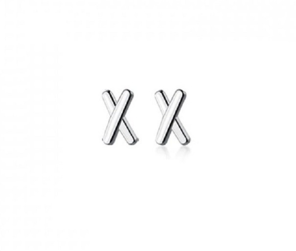 Ladies' Stud Earrings H831 silver