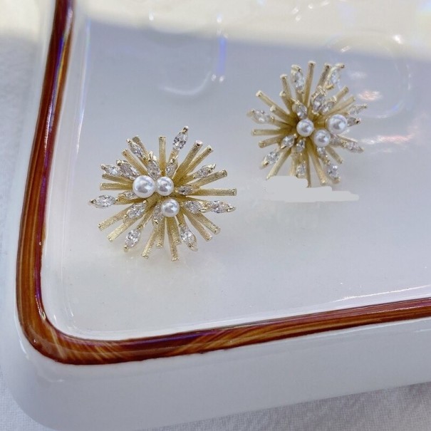 Ladies Stud Earrings J210 1