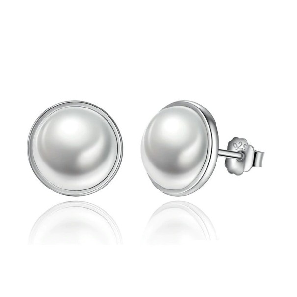 Ladies' Stud Earrings Pearls R117 1