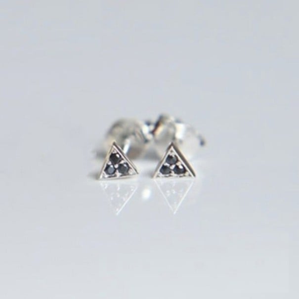 Ladies' Stud Earrings R65 silver 1