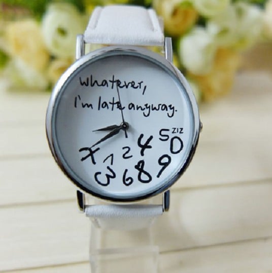 Ladies' Stylish Delay Watch J3198 white