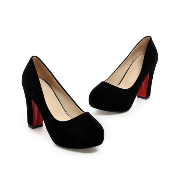 Ladies' Suede Court Shoes Diana J825 black 40