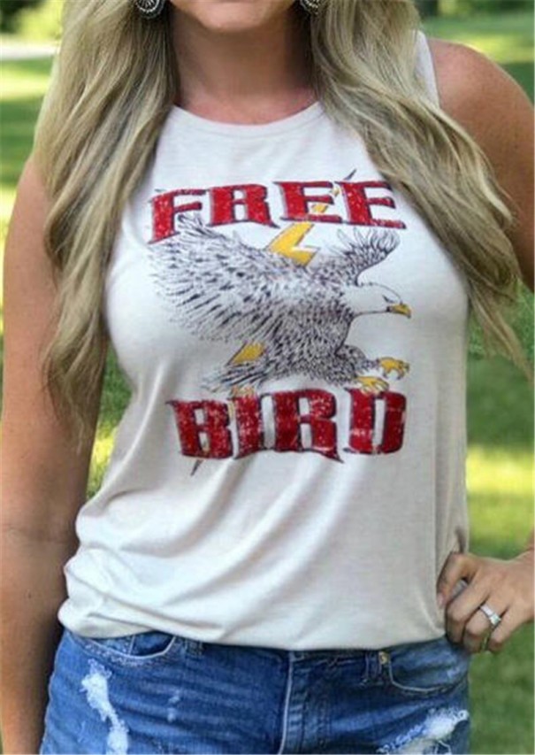 Ladies' Tank Top with Eagle L