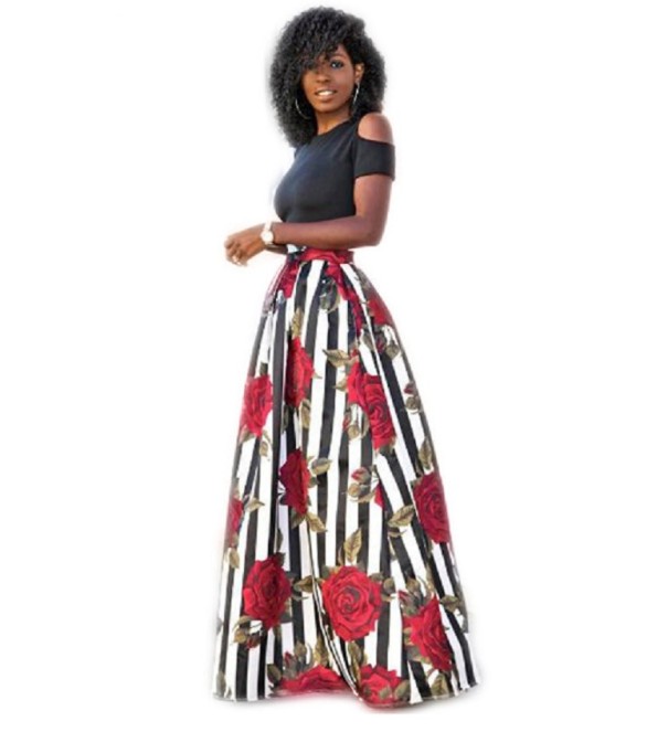 Ladies' Two-Piece Dress with Short Sleeves 3XL