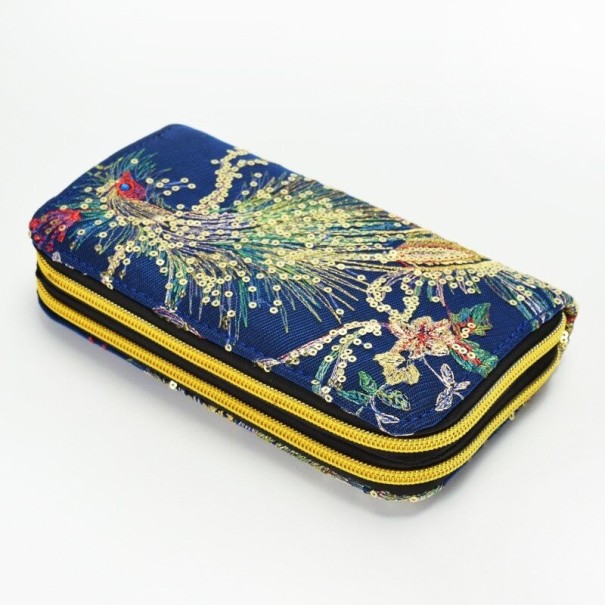 Ladies' Wallet with Peacock blue