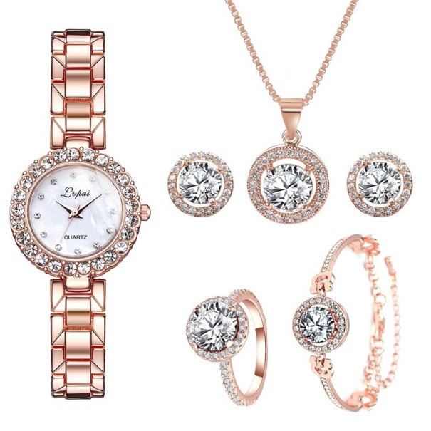 Ladies' Watch and Jewellery Set Z368 white