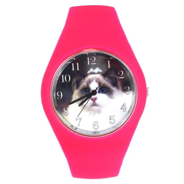 Ladies' Watch E2554 dark pink