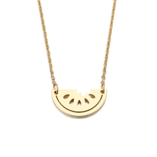 Ladies' Watermelon Necklace gold