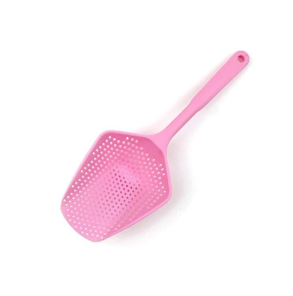 Ladle da cucina con fori J912 rosa