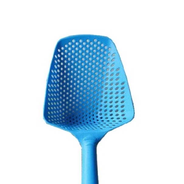 Ladle with Strainer C219 blue