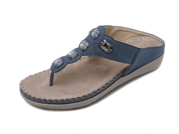 Lady's flip flops ciemnoniebieski 37