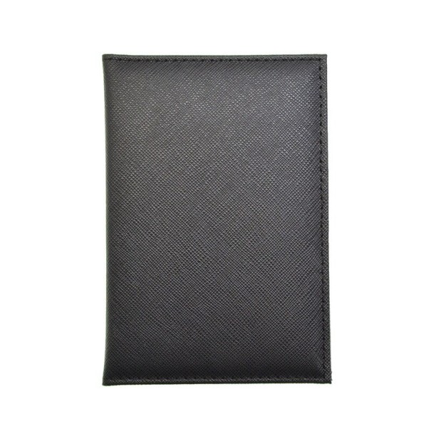 Læder ID-etui T990 sort