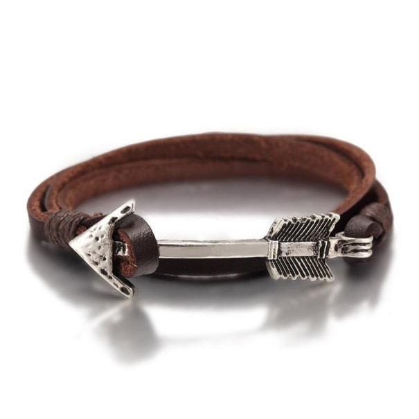 Læderarmbånd med pil 12