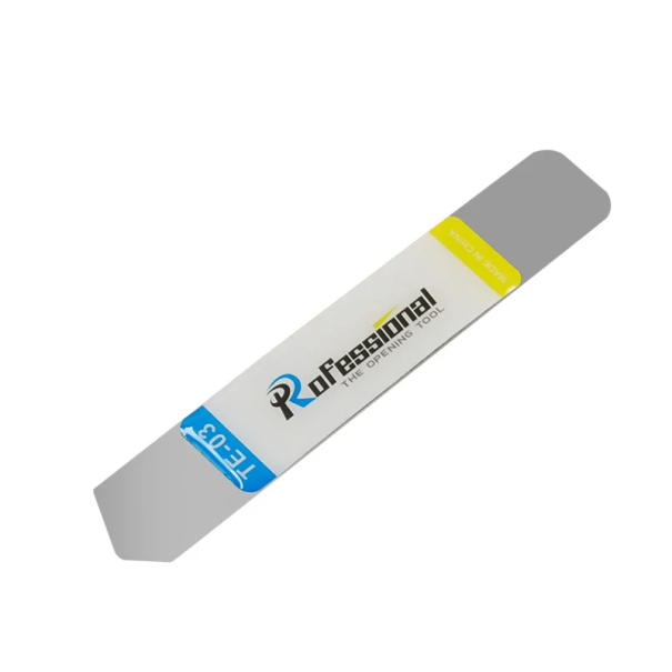 Lâmina fina em aço inoxidável 12 x 2 cm para descolar o ecrã do telefone móvel Ferramenta de precisão para reparação de telefones Equipamento de serviço 1