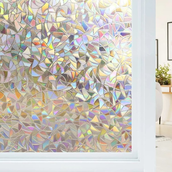 Lámina protectora para ventanas 55 x 100 cm Vidrieras Lámina decorativa autoadhesiva para ventanas Lámina de vidrio Decoración de interiores Lámina para el hogar 1
